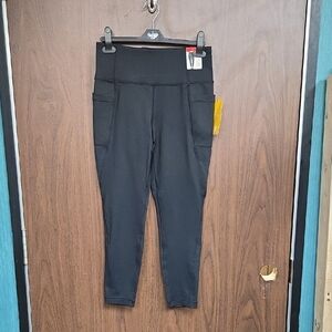 Lole Size M Black Mid Rise Cropped Leggings